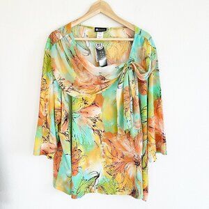 NWT Maggie Barnes Watercolor Blouse